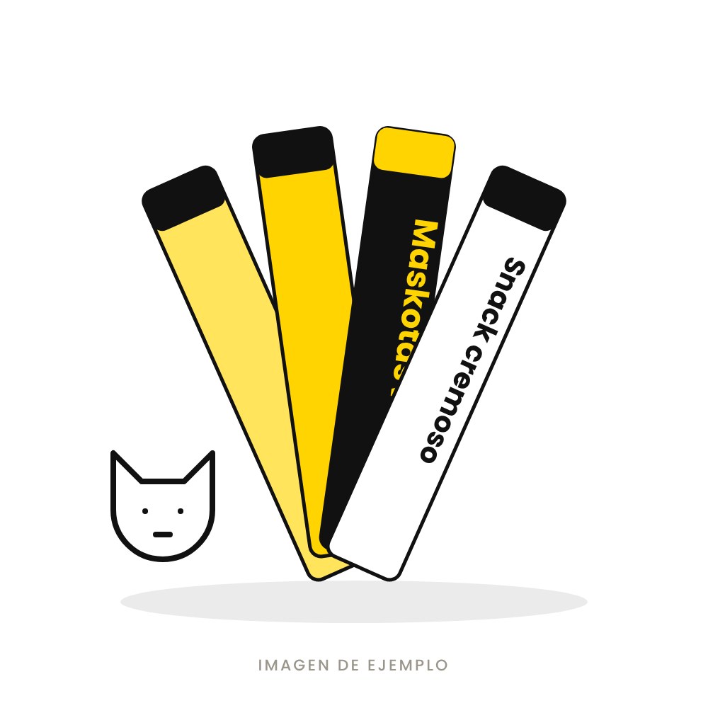 Snack cremoso para gatos (imagen de ejemplo)